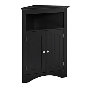 Gulley 2 door corner accent deals cabinet